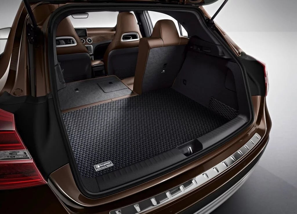 ToughPRO - Trunk Mat Compatible with  Camry - All Weather Heavy Duty (Made in ) - Black Rubber - 2008