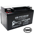 4-Pack UpStart Battery Replacement for 2011 Yamaha -R1 1000CC Factory Activated, Maintenance Free, Motorcycle Battery - 12V, 8.6Ah, -YTZ10S-