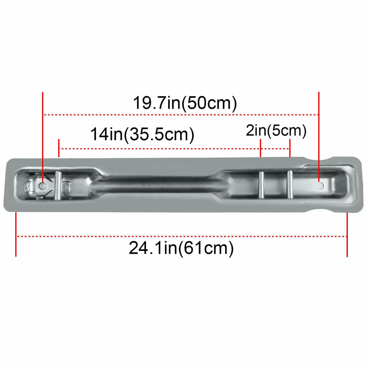 Rear Seat Brackets Fit for 2007-2018 Mercedes Benz Sprinter Models Set of 3 Steel Silvery