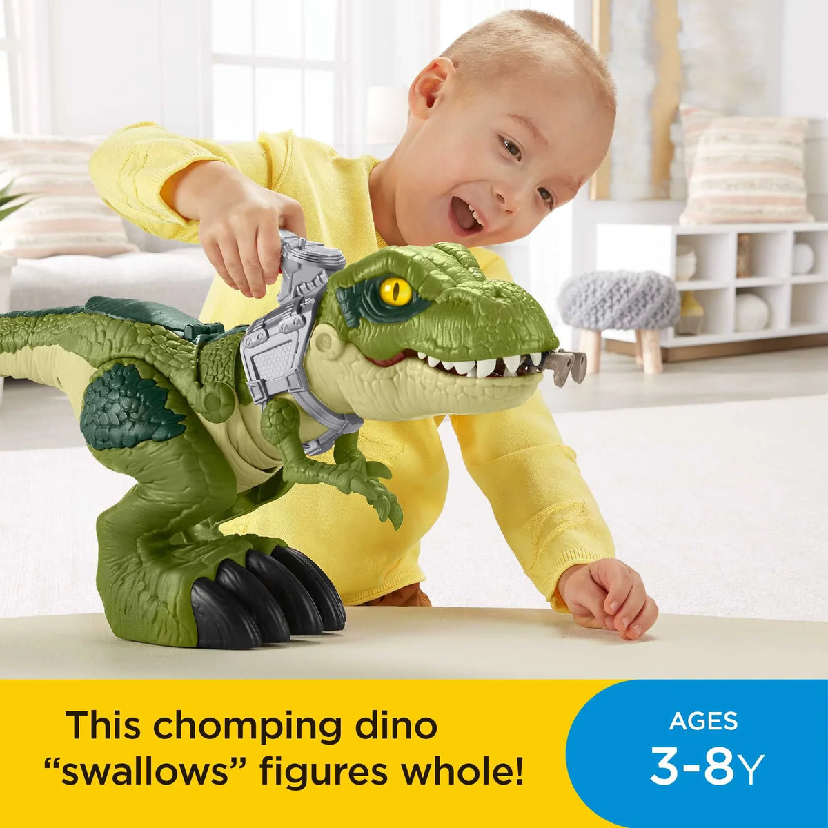 Imaginext Jurassic World Mega Mouth T.Rex Dinosaur Playset