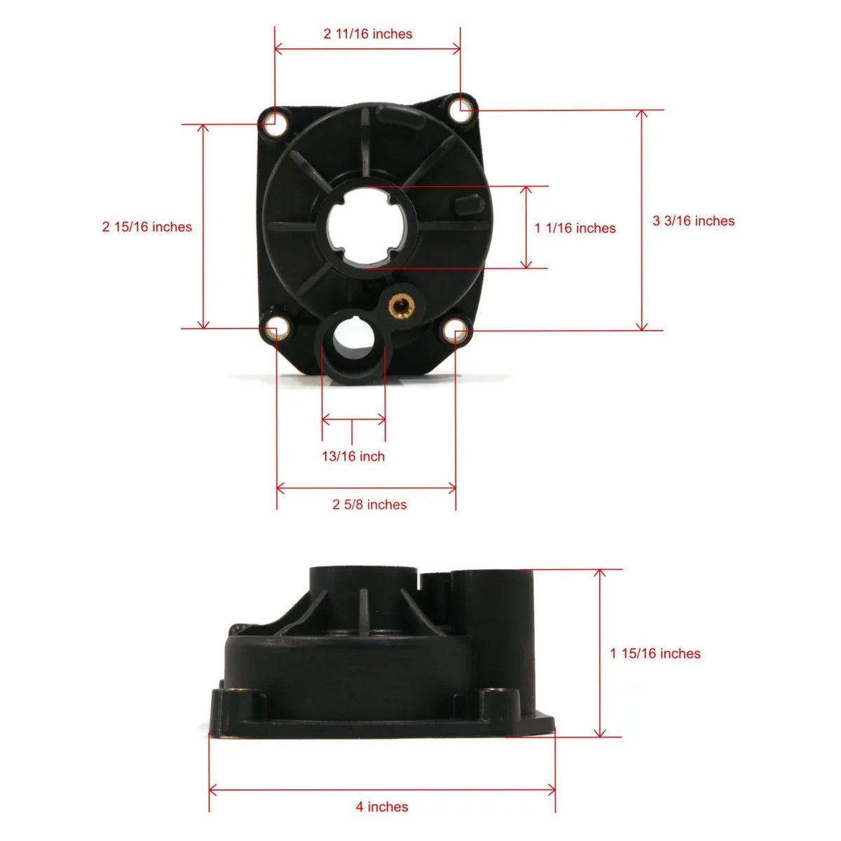 The  Shop | Water Pump Impeller Kit For 1979 Evinrude 75  75943R Outboard With 15" Transom