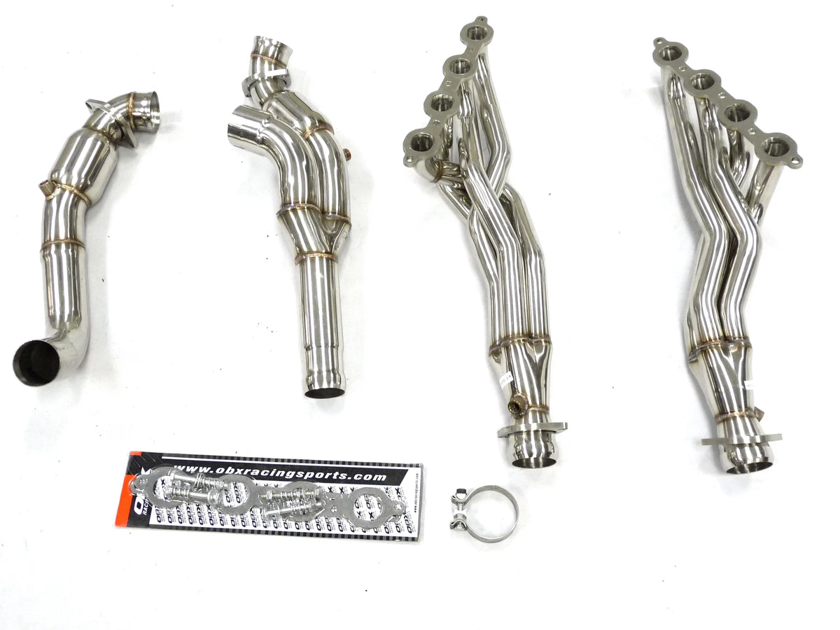 Catted Header Fits For 2014+  Chevy Silverado/  Sierra 1500 5.3L/6.2L