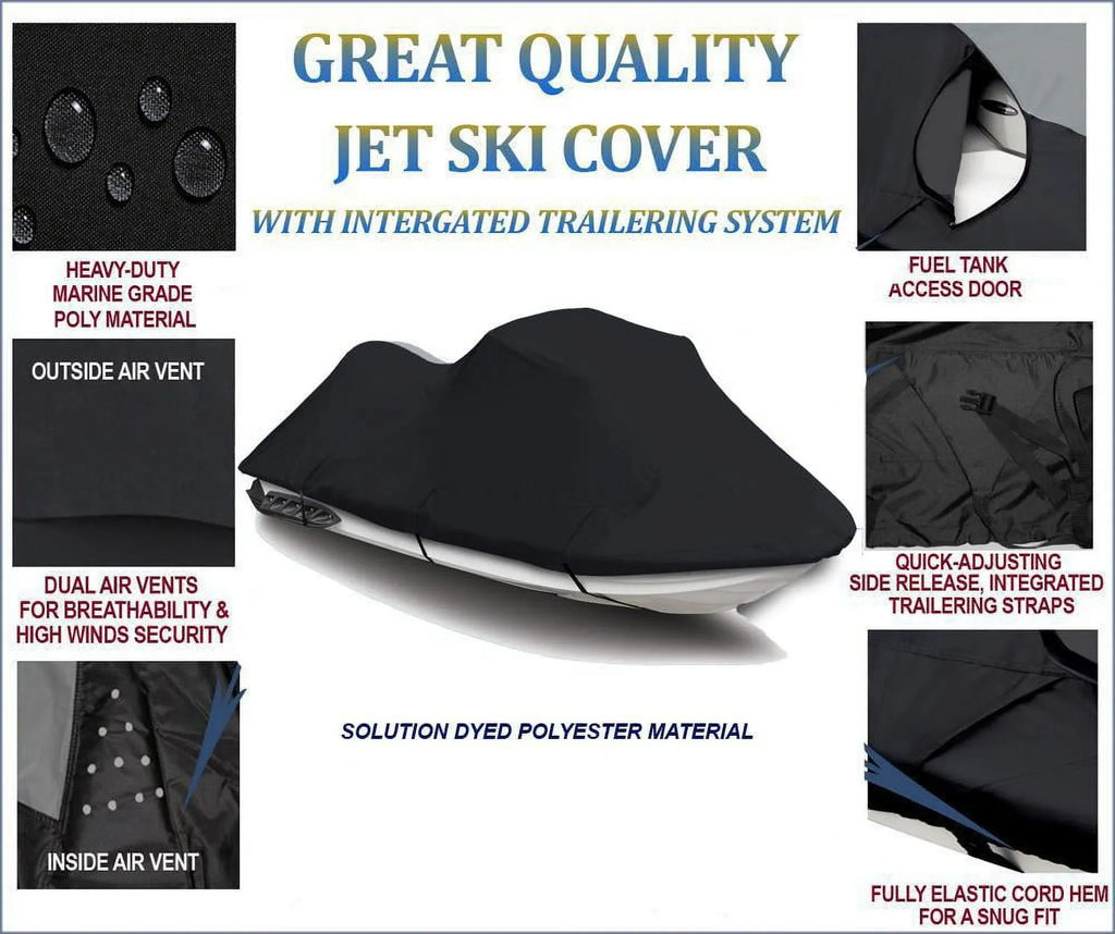 600  JetSki Cover Compatible for Jet Ski Cover Jetski Waverunner  Yamaha  2015 2016