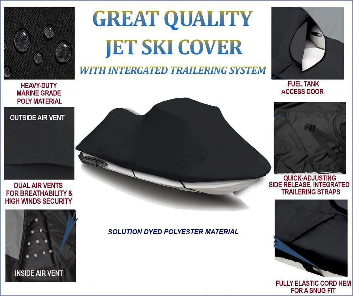 600  JetSki Cover Compatible for Jet Ski Cover Jetski Waverunner  Yamaha  2015 2016
