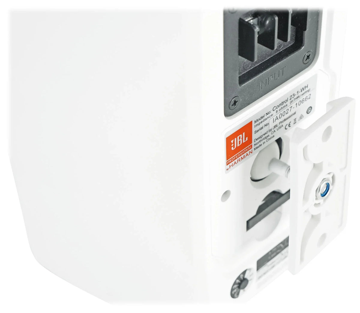 (8)  Control 23-1 White 3" Indoor/Outdoor 70v Commercial Wall Speakers + Amp