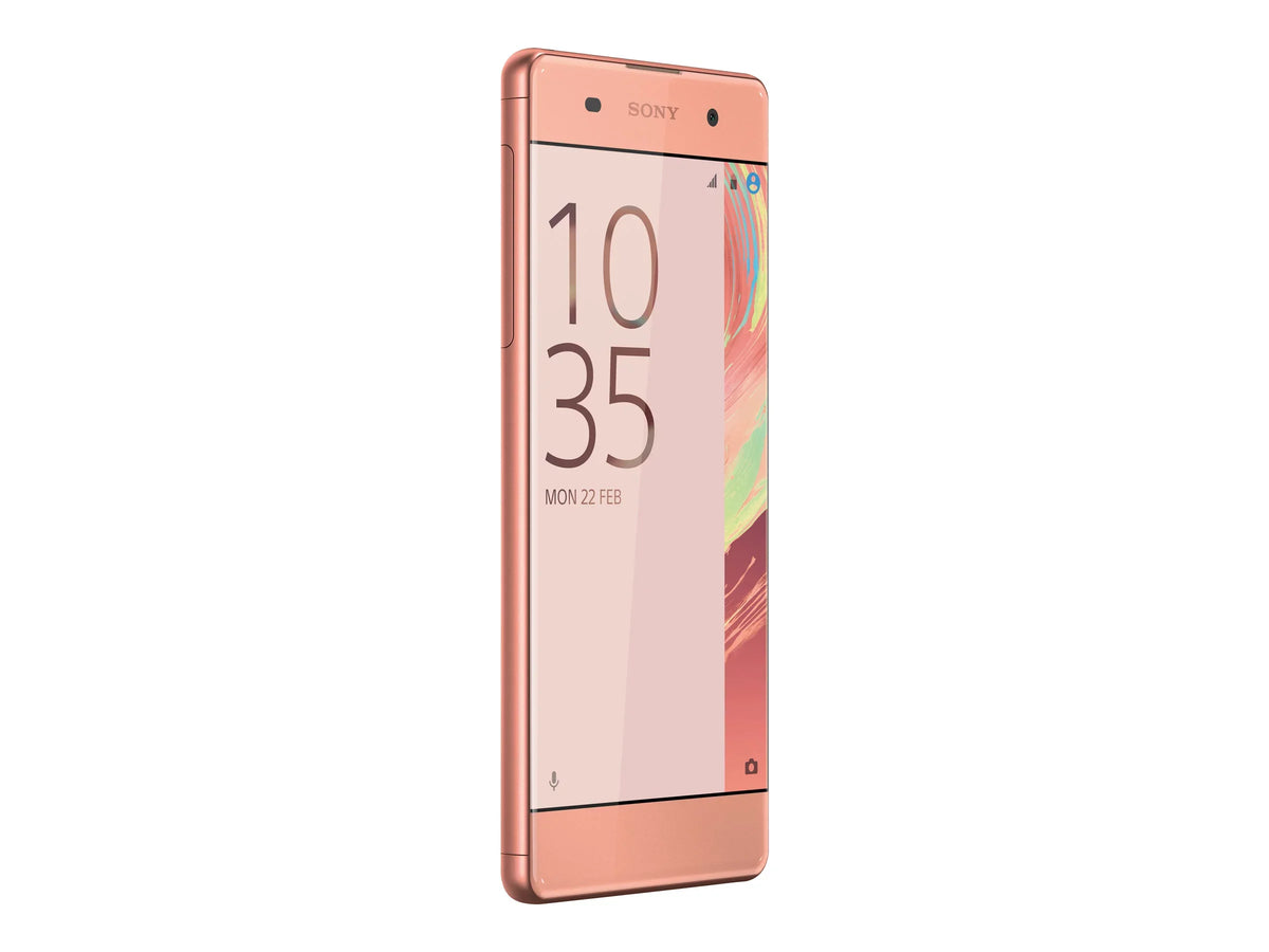 Sony   - Smartphone - 4G  - 16  - microSDXC slot -  - 5" - 1280 x 720 pixels -  -  2  - 13  (8  front camera) - Android - rose gold