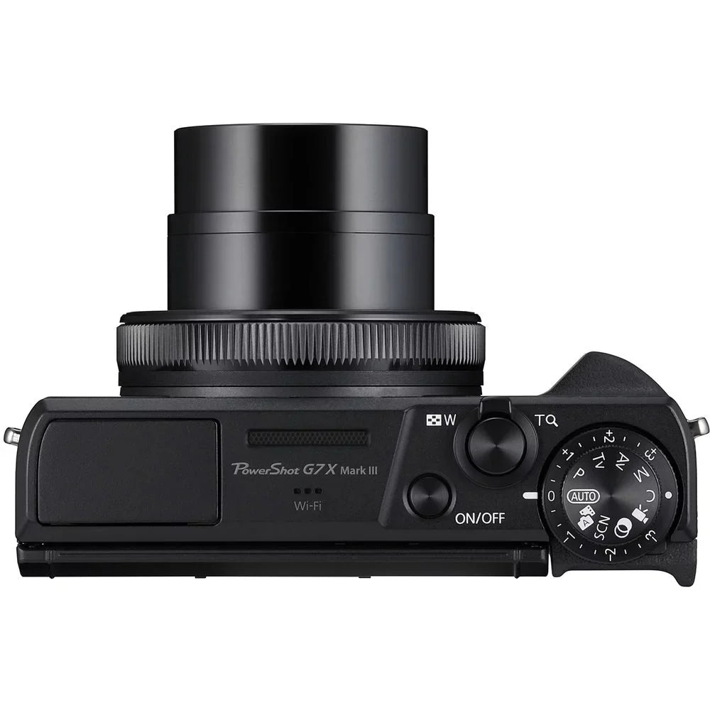 Canon PowerShot G7 X Mark  Digital Camera (Black) + 1 Yr Warranty +Tripod + Case -32GB Kit