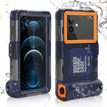 UrbanX Professional [15m/50ft] Swimming Diving Surfing Snorkeling Photo Video Waterproof Protective Case Underwater Housing for Samsung Galaxy F62 And all Phones Up to 6.9 Inch  with Lanyard