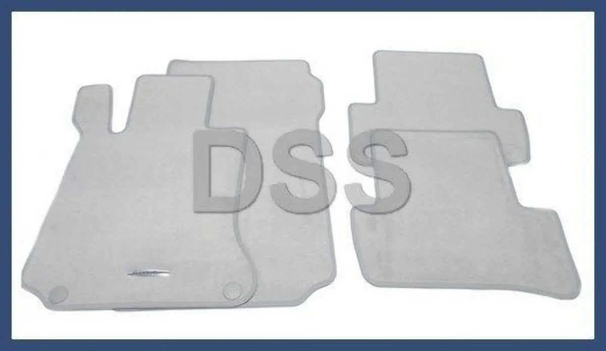 New Genuine Mercedes C250 C300 C350 Carpeted Floor Mat Set Beige  Cloth Set