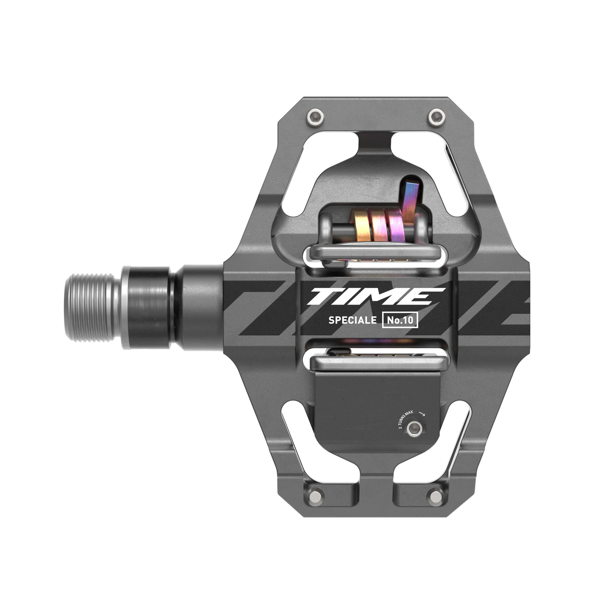 Time Speciale 10 Pedals - Dual Sided Clipless with Platform, Aluminum, 9/16", Gray, Small, B1