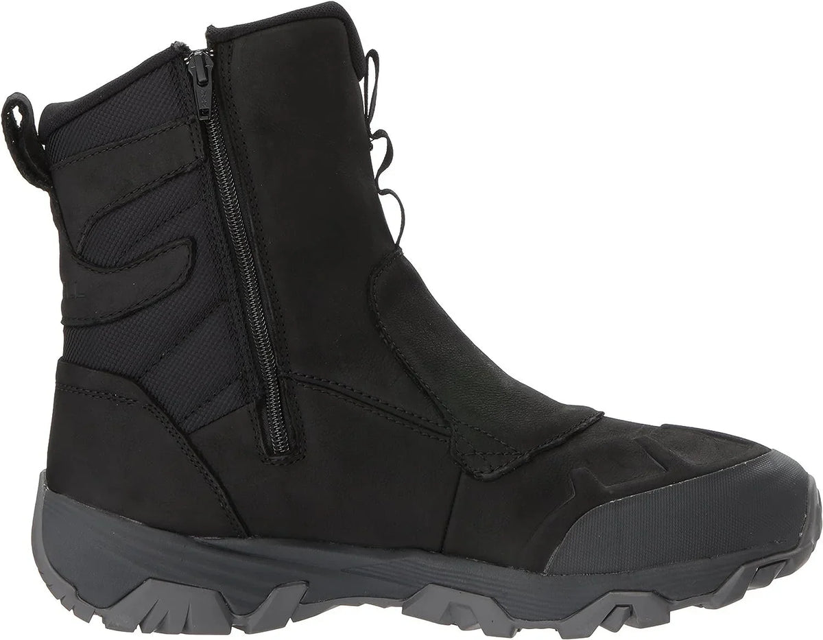 Merrell Men's  + 8" Zip Polar Waterproof Snow Boot, Black, 7 M