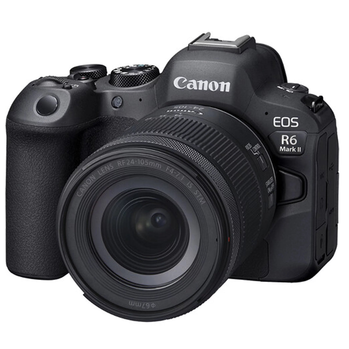Canon  R6 Mark  Mirrorless Digital Camera with  24-105mm f/4-7.1  Lens  + 64GB Memory + Case+ Steady Grip Pod + Tripod+ Software Pack + More (30pc Bundle)