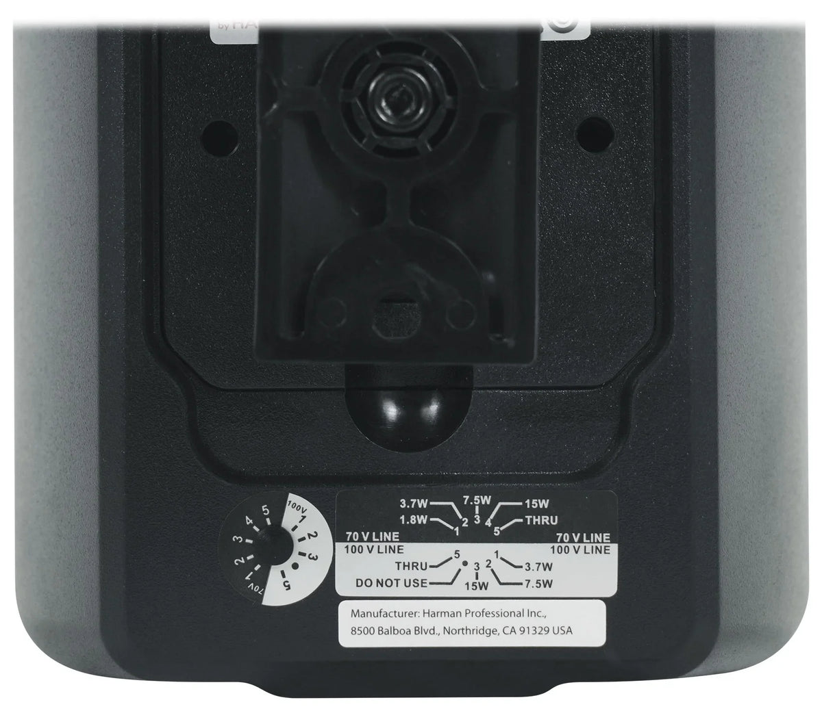 (6)  Control 23-1 Black 3" Indoor/Outdoor 70v Commercial Wall Speakers + Amp