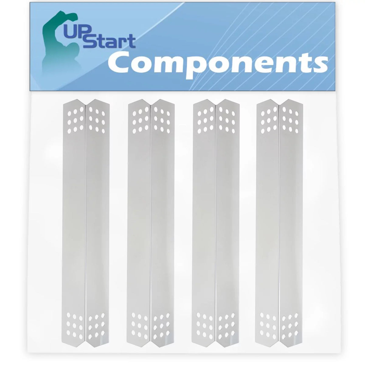 4-Pack  Grill Heat Shield Plate Tent Replacement Parts for Nex 720-0336B - Compatible Barbeque Stainless Steel Flame Tamer, Guard, Deflector, Flavorizer Bar, Vaporizer Bar, Burner Cover 16 1/8"