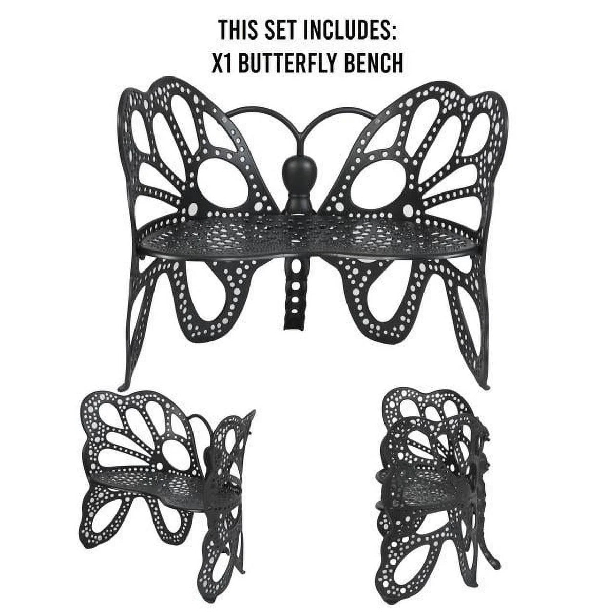 FlowerHouse  Butterfly Deluxe Garden Set - Black
