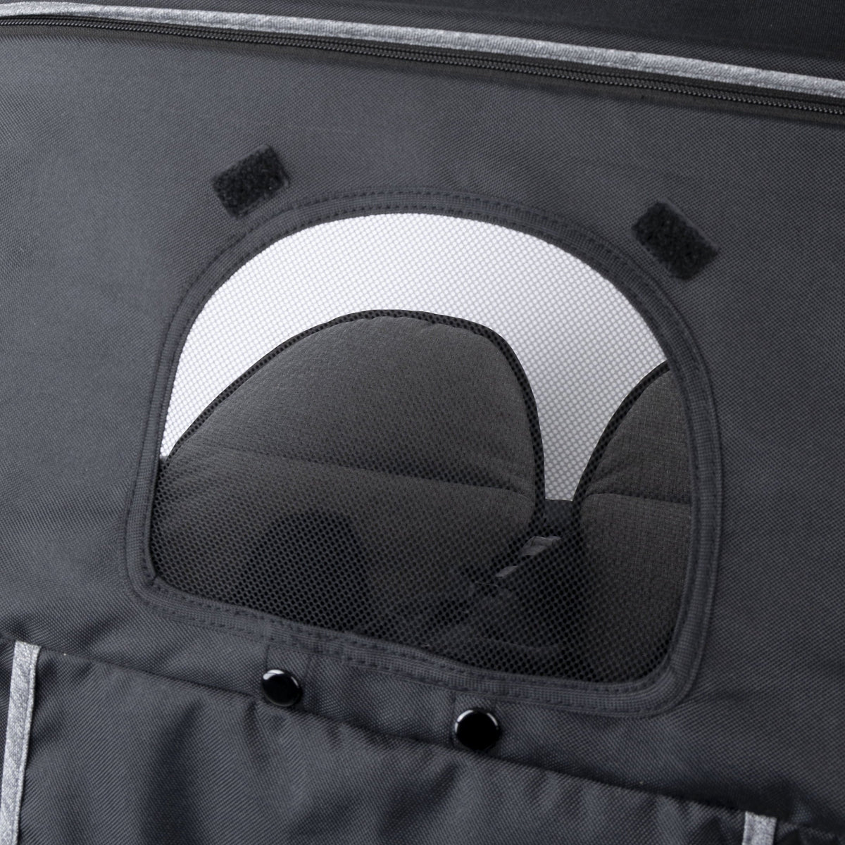 Gaggle Roadster Double Stroller with Expandable Canopy, Black/Gray