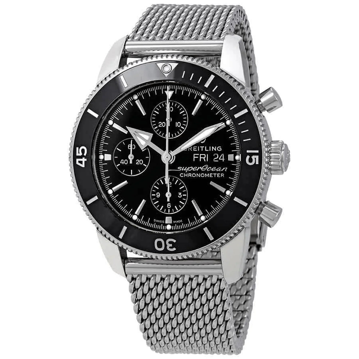 Breitling Superocean Heritage  Chronograph Automatic Black Dial Men's Watch A13313121B1A1