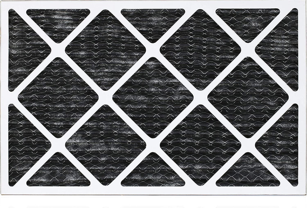 Filterbuy 14x20x1  8 Odor Eliminator Pleated   Furnace Air Filters with Activated Carbon (1-Pack)