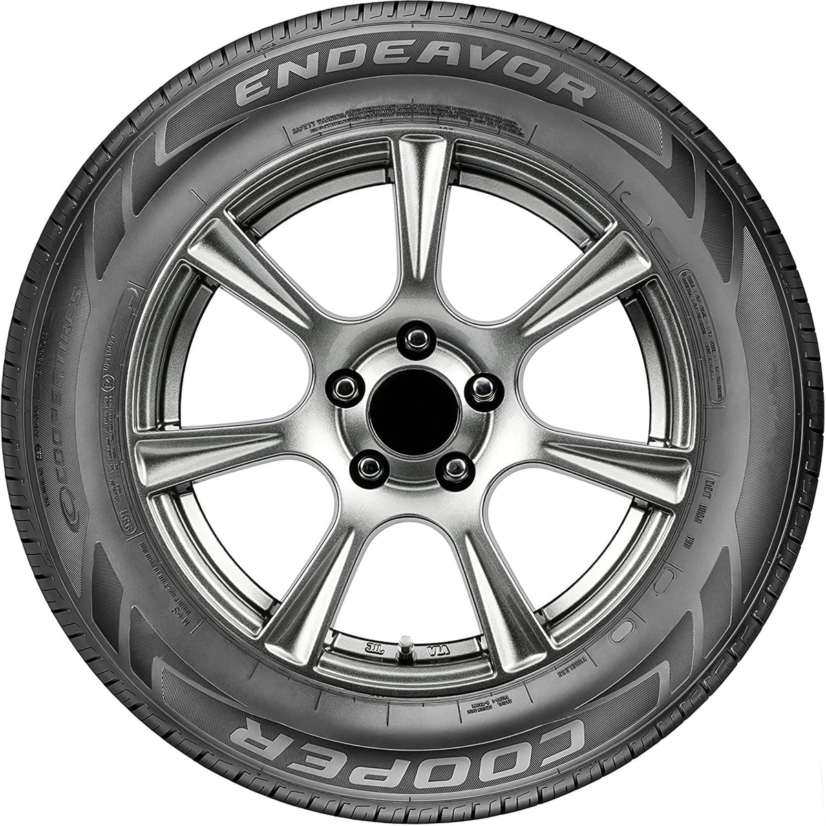 Set of 4 () Cooper Endeavor 225/50R17 98V   A/S All Season Tires Fits: 2012-15 Chevrolet Cruze , 2012-18 Ford Focus Electric