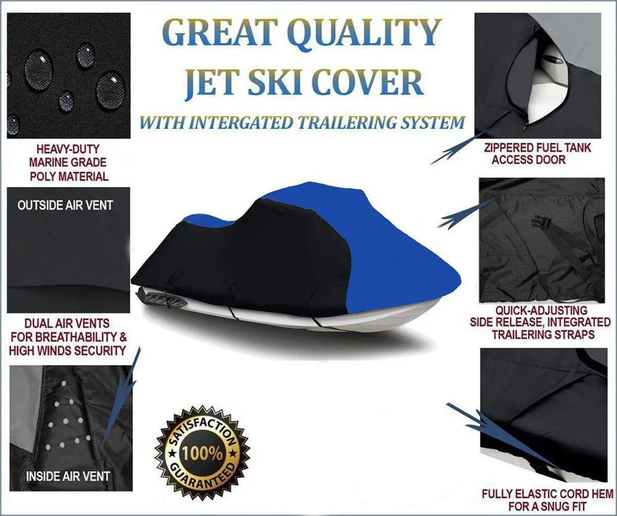 /  -, 600  Cover Compatible for Kawasaki Ultra  2007 2008 2009 2010 2011 2012 2013 14 2015 2016 2017 2018 2019 2020 2021 2022 Jet Ski Watercraft Cover