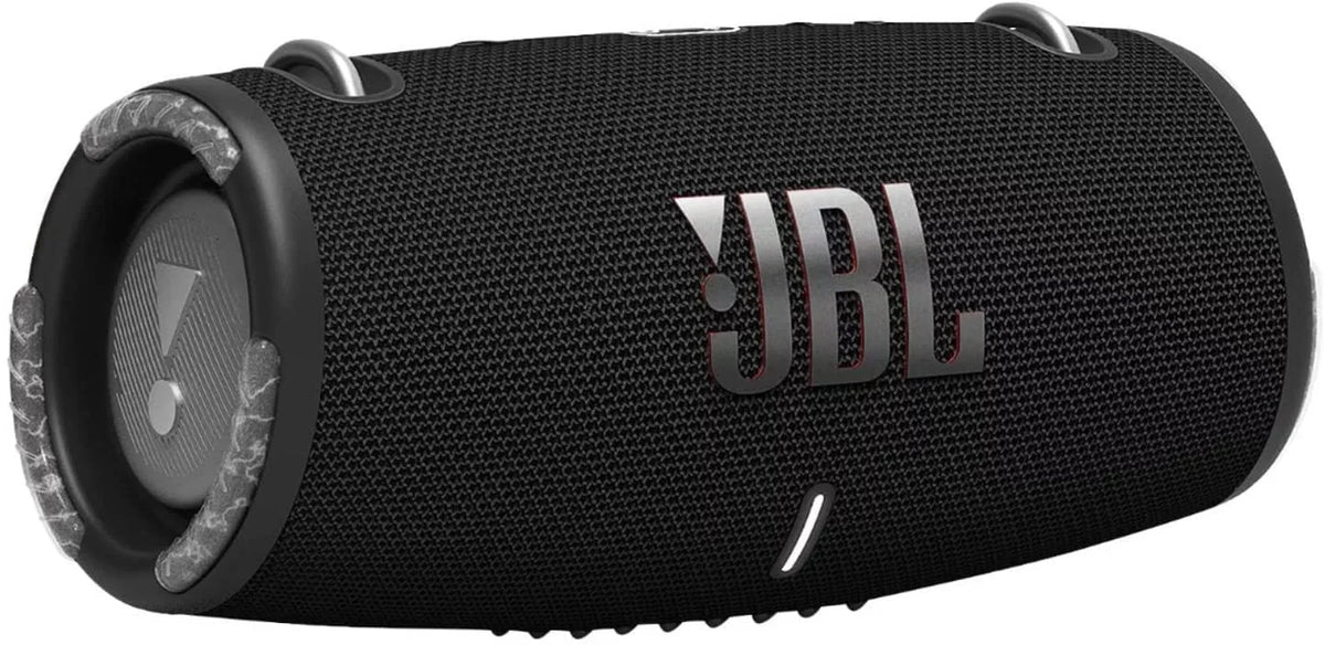 Xtreme 3 - Portable Bluetooth Speaker Bundle with Silicone Carrying Sleeve Cover (Black w/Red Sleeve)