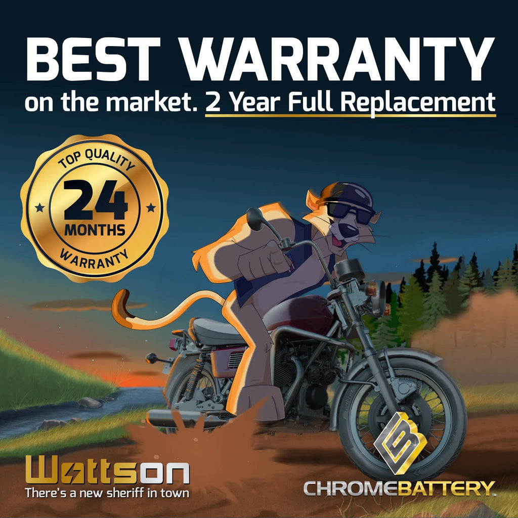 Chrome Pro Battery Ytx14l-bs (14l-bs 12volt, 14ah) iGel  Motorcycle Battery for Brp (can-am) 600cc Ryker (ace) Years (2019 - 2021)