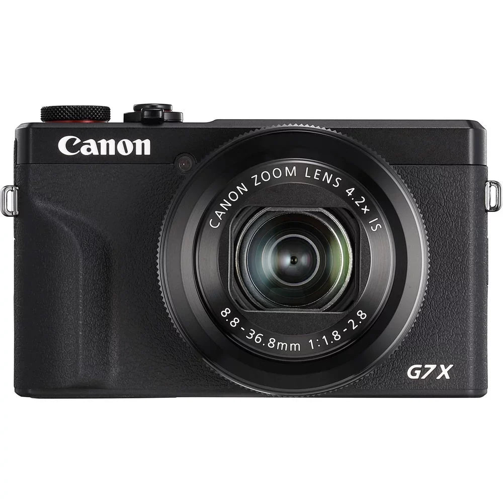Canon PowerShot G7 X Mark  Digital Camera (Black) + 1 Yr Warranty +Tripod + Case -32GB Kit
